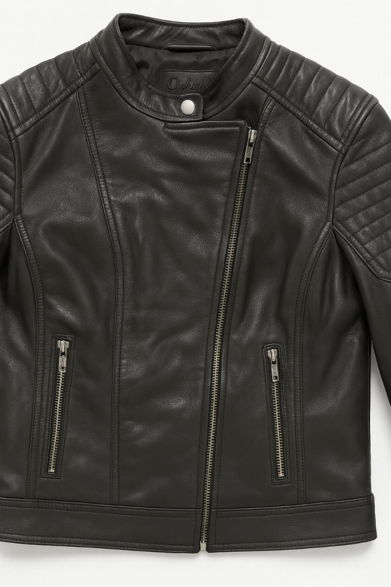 Real Leather Jacket Black- Lamb skin Jacket- Jacket for Men- Oxhide RACER