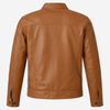 Real Leather Jacket Brown- Lamb skin Jacket- Jacket for Men- Oxhide RI56 BRN