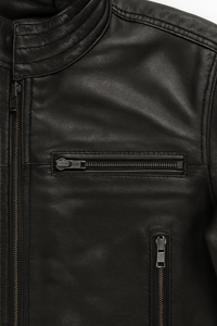 Real Leather Jacket Black- Lamb skin Jacket- Jacket for Men- Oxhide RI56