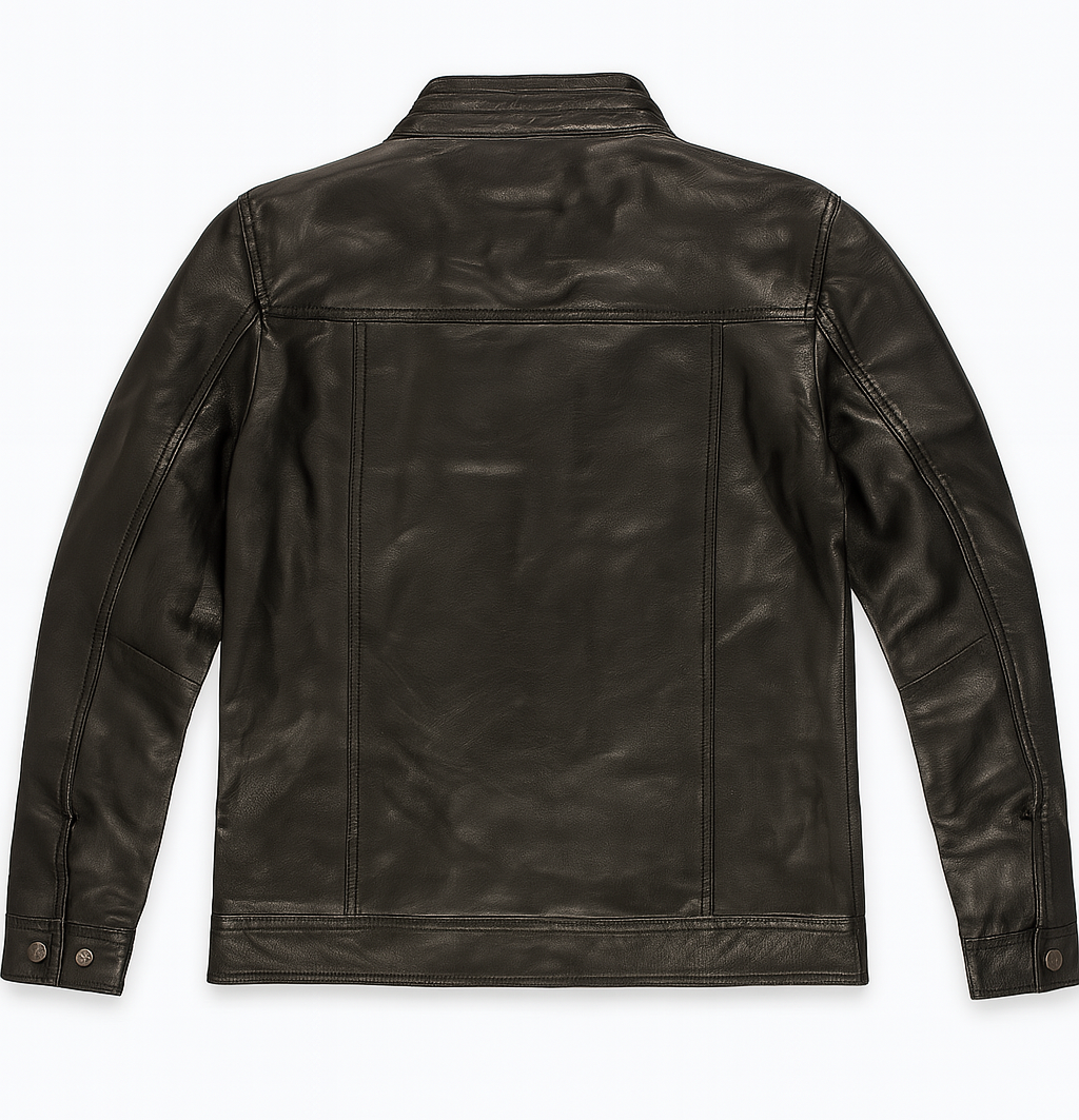 Real Leather Jacket Black- Lamb skin Jacket- Jacket for Men- Oxhide RI56