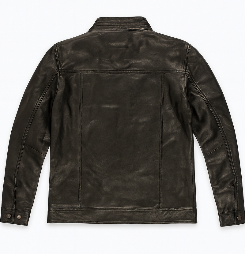 Real Leather Jacket Black- Lamb skin Jacket- Jacket for Men- Oxhide RI56