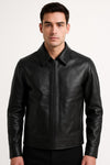 Real Leather Jacket Black- Lamb skin Jacket- Jacket for Men- Oxhide RI58
