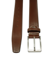 Formal Belt Men - Real Leather - Business / Office wear belt - Brown S27 Toledo