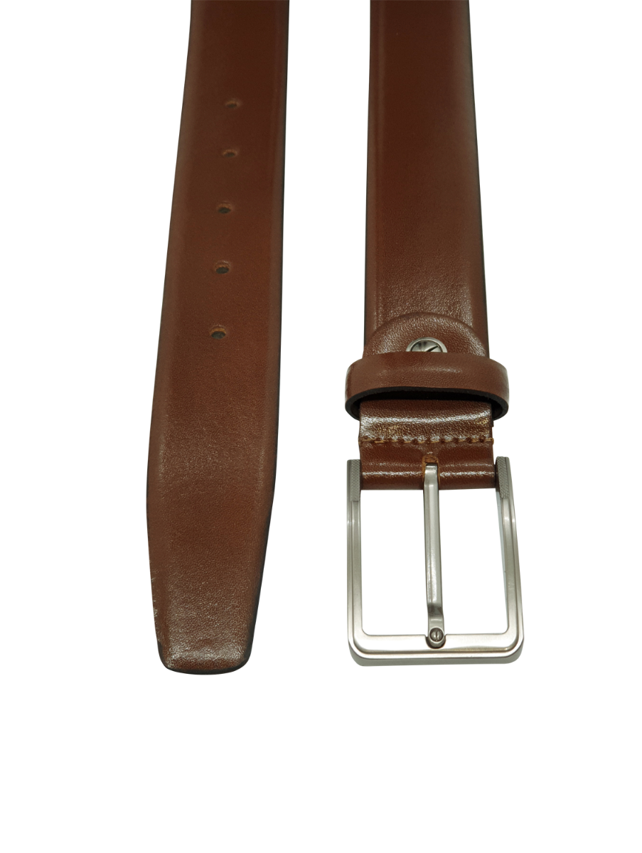 Formal Belt Men - Real Leather - Business / Office wear belt - Brown S27 Toledo