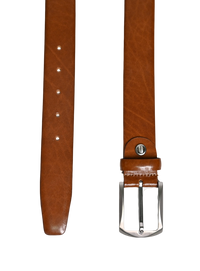 Formal Belt Men - Real Leather Tan Belt - Business / Office wear belt -Oxhide S18 TexasTan