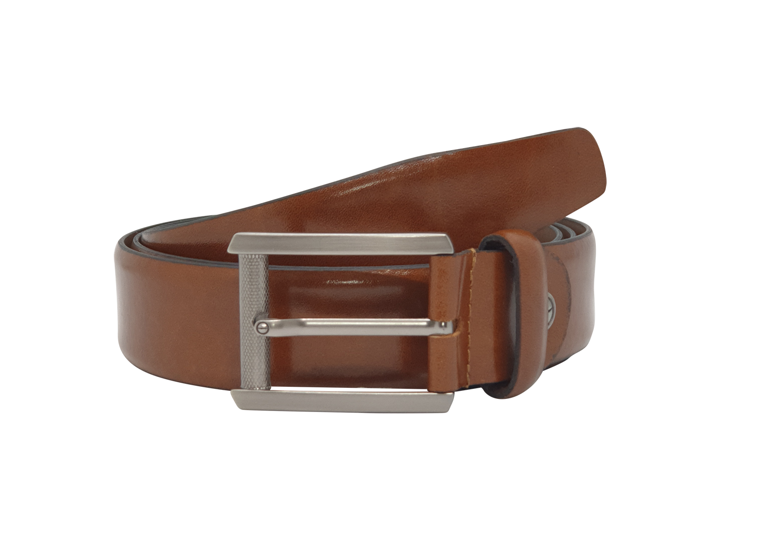 Formal Belt Men - Real Leather Tan Belt - Business / Office wear belt -Oxhide S18 TexasTan