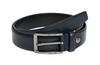 Formal Belt Men - Real Leather Tan Belt - Business / Office wear belt -Oxhide S30 PULL SM BLUE
