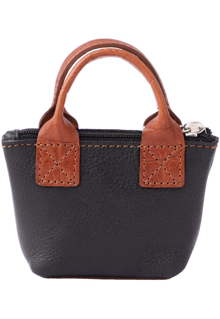 Oxhide Leather Coin Purse , Coin Pouch ,key pouch - SD10 Black