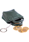 Oxhide Leather Coin Purse , Coin Pouch ,key pouch - SD10 Green