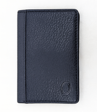 Oxhide Real leather slim black- minimalist wallet -SD11