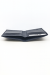 Oxhide Real leather slim black- minimalist wallet -SD11