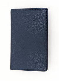 Oxhide Real leather slim black- minimalist wallet -SD11