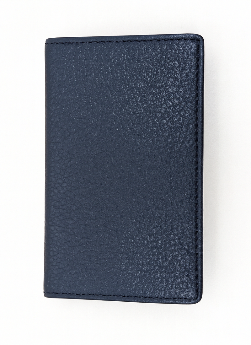 Oxhide Real leather slim black- minimalist wallet -SD11