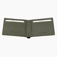 Wallet for Men-Minimalist Wallet -Full Grain Leather Wallet-Slim Wallet Green -SD12 Oxhide