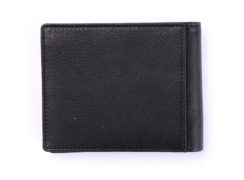Wallet for Men with coin pouch-Minimalist Wallet -Full Grain Leather Wallet-Slim Wallet Black Wallet -SD12 Oxhide