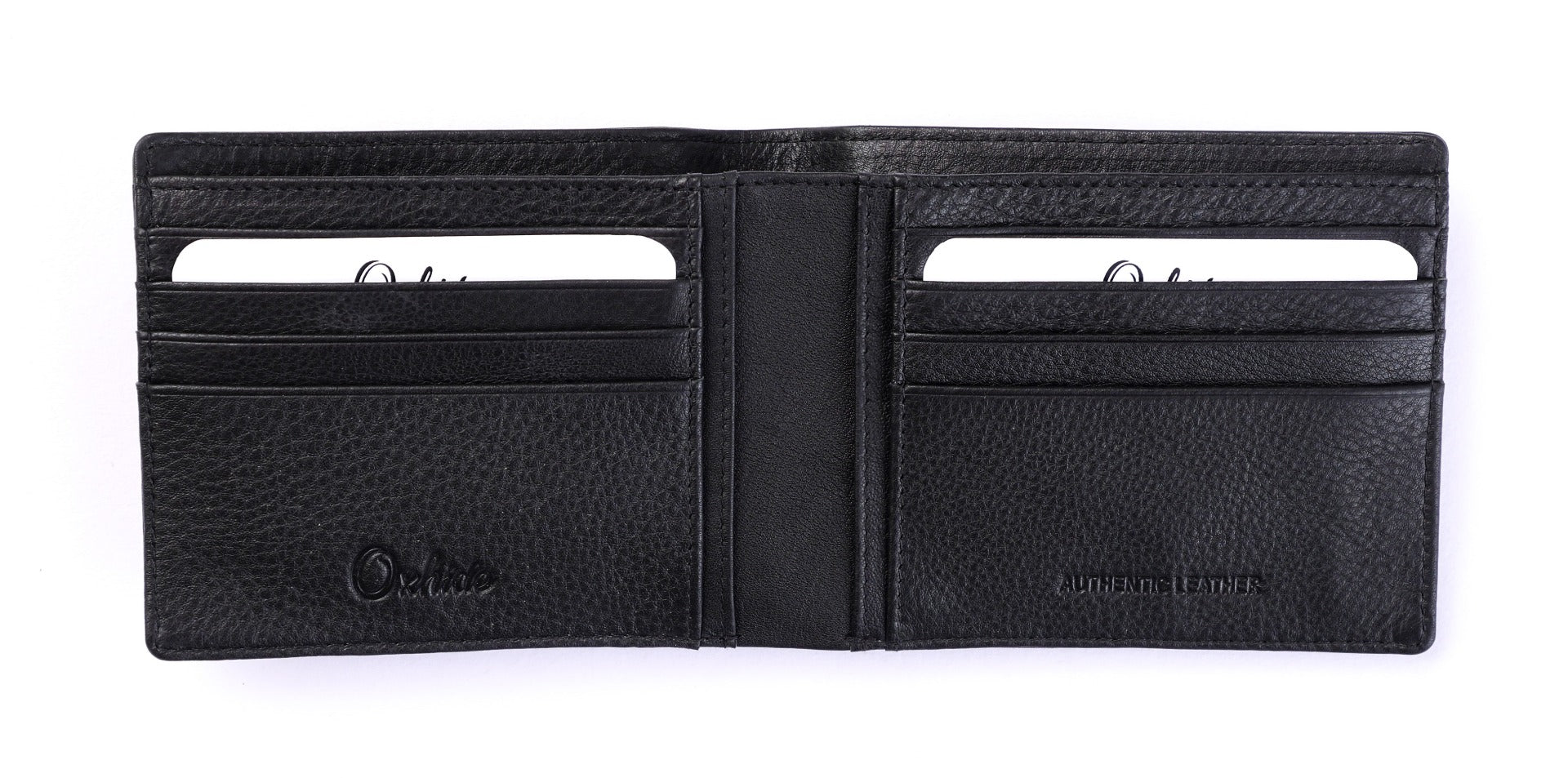 Wallet for Men with coin pouch-Minimalist Wallet -Full Grain Leather Wallet-Slim Wallet Black Wallet -SD12 Oxhide