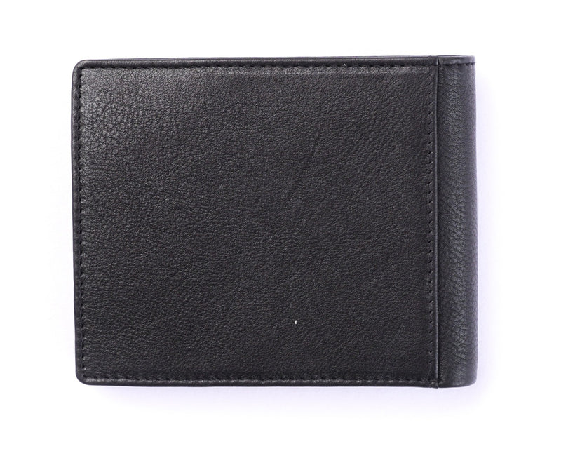 Wallet for Men with coin pouch-Minimalist Wallet -Full Grain Leather Wallet-Slim Wallet BlacK Wallet - SD13 Oxhide