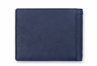 Wallet for Men with coin pouch-Minimalist Wallet -Full Grain Leather Wallet-Slim Wallet Blue- SD13 Oxhide