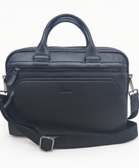 Leather Laptop Bag for Men - Full Grain Leather messenger Bag -Mens Laptop Bag Black - Oxhide SD14