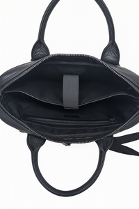 Leather Laptop Bag for Men - Full Grain Leather messenger Bag -Mens Laptop Bag Black - Oxhide SD14