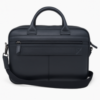 Leather Laptop Bag for Men - Full Grain Leather messenger Bag -Mens Laptop Bag Black - Oxhide SD14