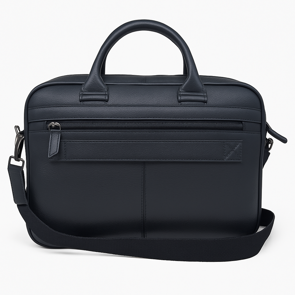 Leather Laptop Bag for Men - Full Grain Leather messenger Bag -Mens Laptop Bag Black - Oxhide SD14