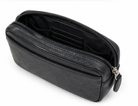Leather clutch for Men - Leather Bag -Travel Bag-Toliet bag- Wristlet for Men - SD16