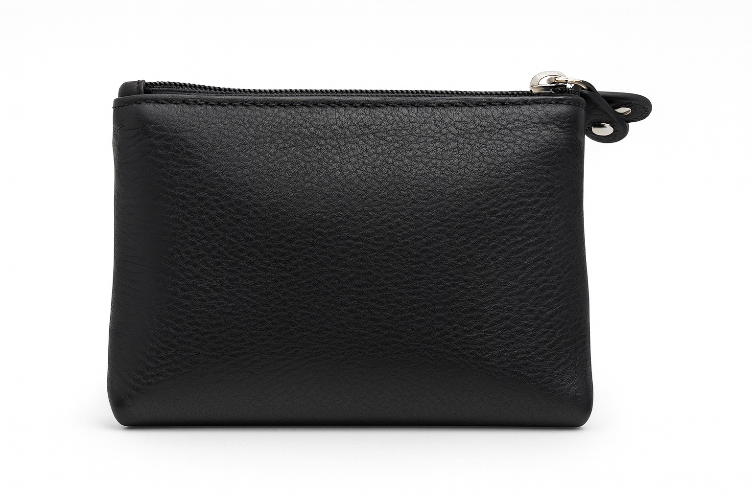 Oxhide Real Leather Coin Pouches Purses  Multi purpose Pouch Card Holder BLACK-SD17