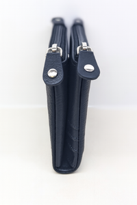 Oxhide Real Leather Coin Pouches Purses  Multi purpose Pouch Card Holder BLACK-SD17