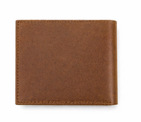 Full Grain Leather Wallet-Slim Wallet Brown- SD24 Oxhide