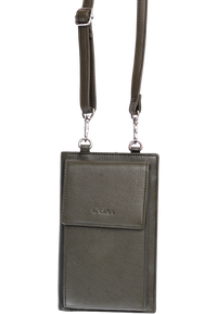 Cow Leather Phone Bag -Top Grain Leather -OXHIDE SDB5 Green