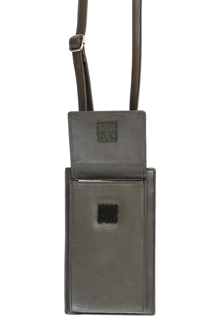 Cow Leather Phone Bag -Top Grain Leather -OXHIDE SDB5 Green