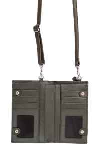 Cow Leather Phone Bag -Top Grain Leather -OXHIDE SDB5 Green