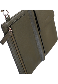 Cow Leather Phone Bag -Top Grain Leather -OXHIDE SDB5 Green