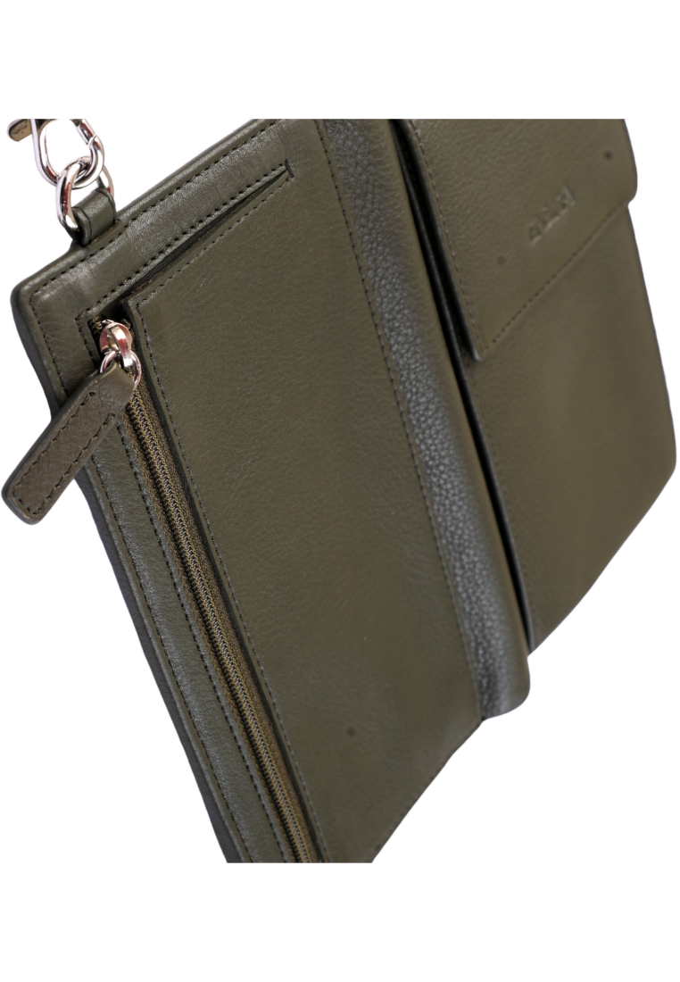 Cow Leather Phone Bag -Top Grain Leather -OXHIDE SDB5 Green