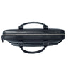 Black Mens Leather Laptop office Bag -Travel bag -Sling Bag- Executive Black Bag -Oxhide CR011