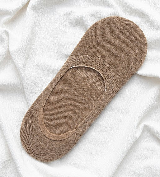 UNISEX  Invisible Low Cut Bamboo Socks -Oxhide