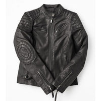 Real Leather Jacket Black- Lamb skin Jacket- Jacket for Men- Oxhide SMITH Black