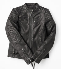 Real Leather Jacket Black- Lamb skin Jacket- Jacket for Men- Oxhide SMITH Black