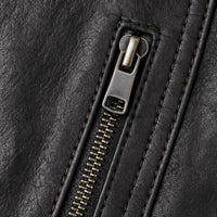 Real Leather Jacket Black- Lamb skin Jacket- Jacket for Men- Oxhide SMITH Black