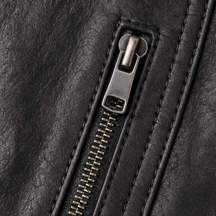 Real Leather Jacket Black- Lamb skin Jacket- Jacket for Men- Oxhide SMITH Black