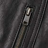 Real Leather Jacket Black- Lamb skin Jacket- Jacket for Men- Oxhide SMITH Black