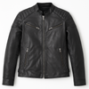 Real Leather Jacket Black- Lamb skin Jacket- Jacket for Men- Oxhide SMITH Black
