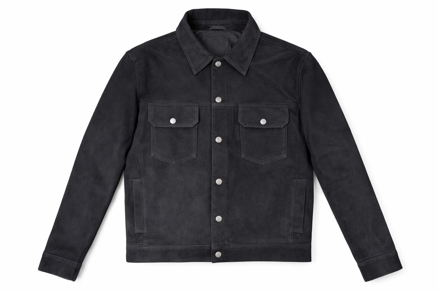 Real Leather Jacket Brown- Lamb skin Jacket- Jacket for Men- Oxhide Trucker suede Black