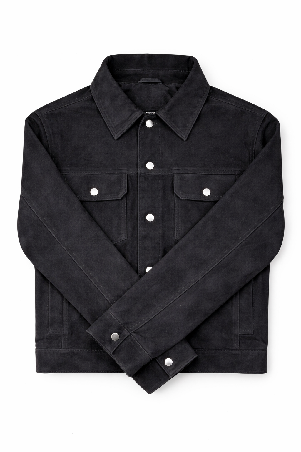Real Leather Jacket Brown- Lamb skin Jacket- Jacket for Men- Oxhide Trucker suede Black