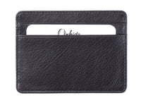 Leather Card Holder -Leather cardholder - Leather Card Case - Leather Card Pouch - Card Sleeve - Oxhide 4181 Black