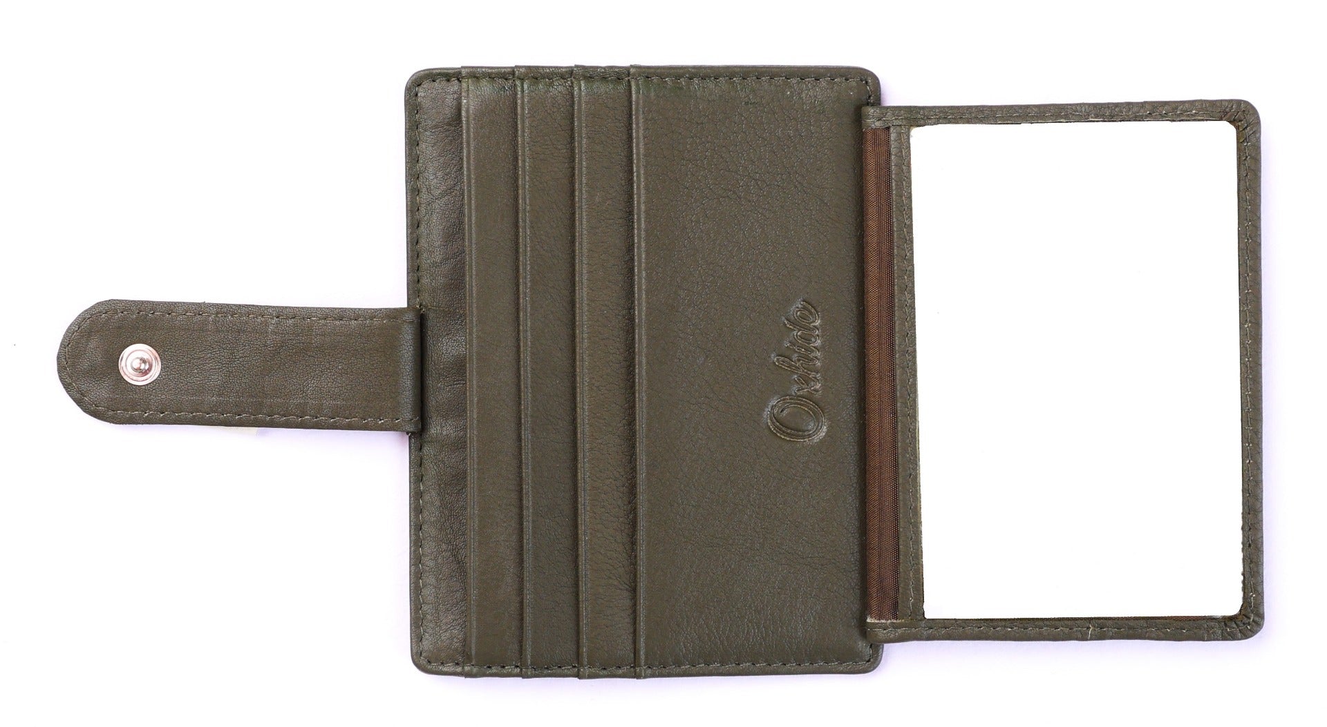 Leather Card Holder -Leather cardholder -Leather Card Case - Leather Card Pouch - Card Sleeve - Oxhide AS4 Green