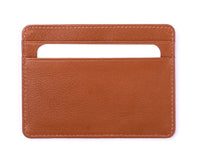 Leather Card Holder - Leather cardholder - Leather Card Case - Leather Card Pouch - Card Sleeve - Oxhide 4181 Tan