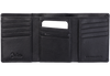 Trifold Wallet Men - Genuine Leather Wallet - Black Wallet - Compact Wallet - 4199 Oxhide