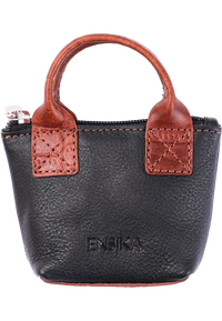 Oxhide Leather Coin Purse , Coin Pouch ,key pouch - SD10 Black